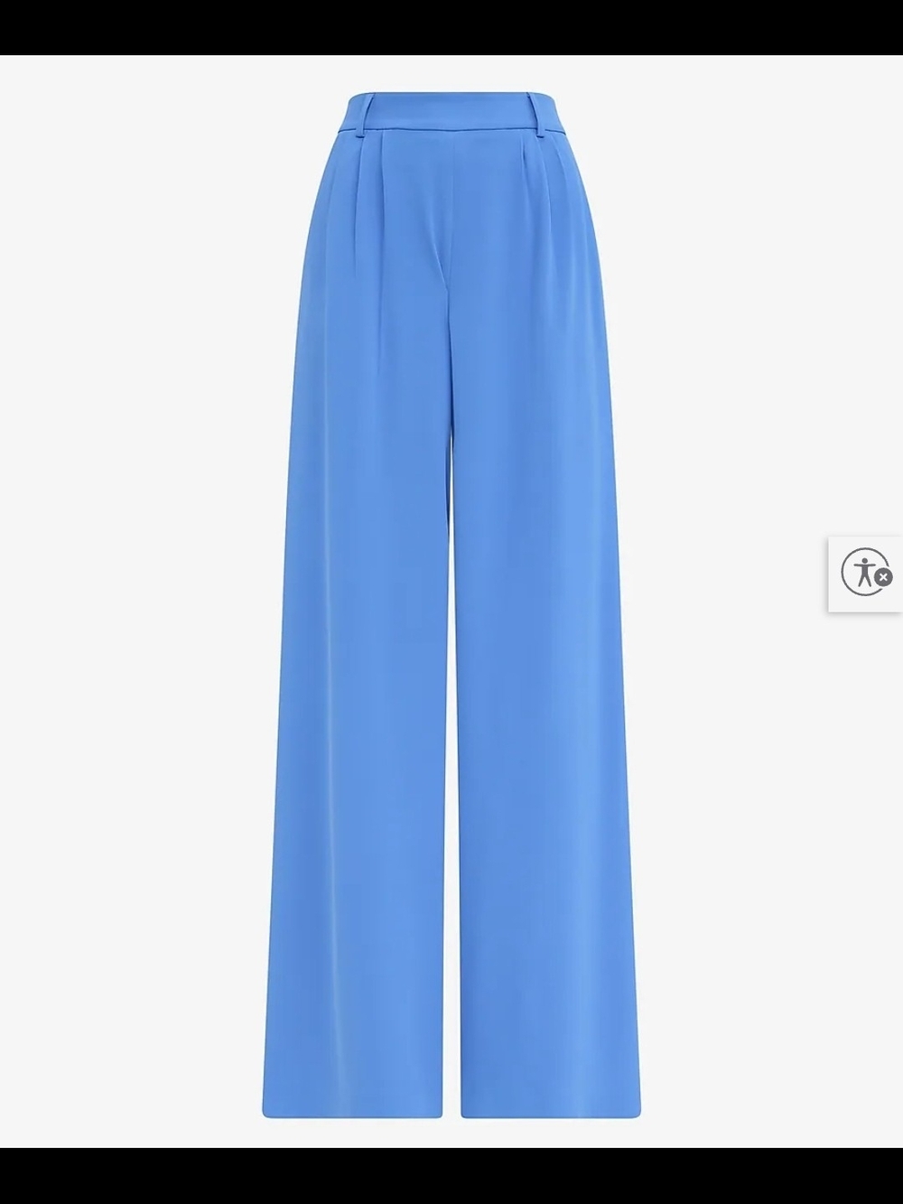 Express High-Waist Wide-Leg Women’s Pants in French Blue